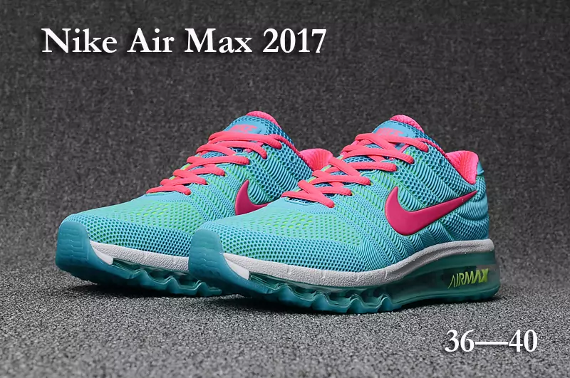 air max 2017 femmes sneakers vert rouge